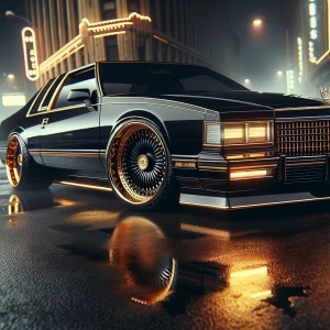 1992 Black Cadillac Allante, meticulously detailed with 24-karat...