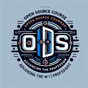 Generate an attractive logo for Open Source Cource. In the middl...