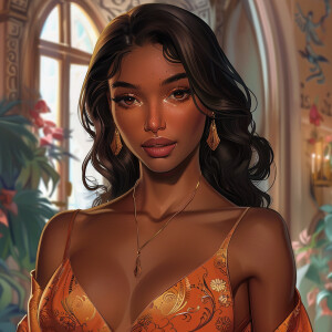 Create a detailed description of Hana, a unique individual with...