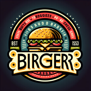 لوقو لمطعم برجر