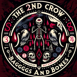 Design a circular cartoonish logo blending vintage and modern ae...