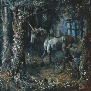 Centaur in forest