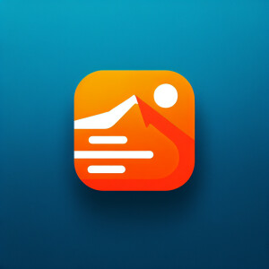 Icon iOS
app orange color M