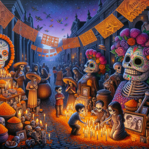 "In a vibrant explosion of color and life, the town transforms f...