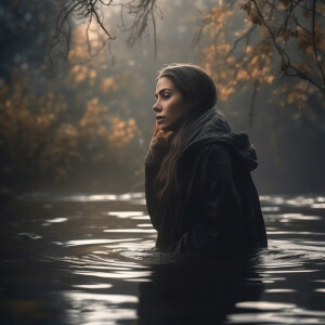 I'm drowning in the tears you left behind, 8k resolution, HDR, u...