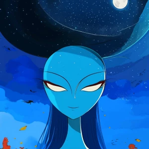 Alien Princess cosmic devour --sref 11