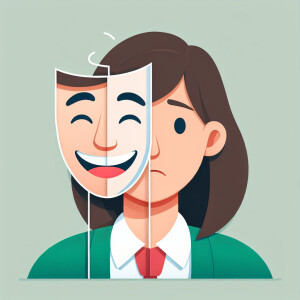 Underneath my outside face / There’s a face that none can see. /...