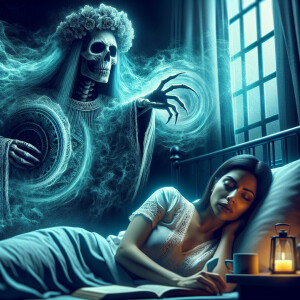 A woman falls in love with a mysterious figure who only appears...