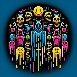 Design a corporate logo that seamlessly blends playfulness and m...