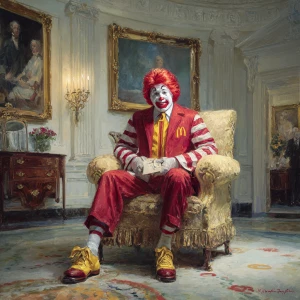 Ronald McDonald in the White House