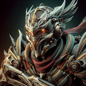 Intransigent, in the style of Yautja's (Hunter Predator),ultra-d...