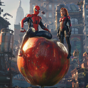 Visualize an awe-inspiring, hyper-realistic scene where a giant,...