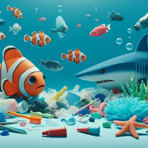 stop motion short film about the true life of fish when people t...