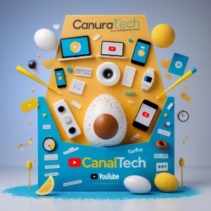 Criar imagem de uma embalagem moderna e bem futurista com um Ovo...