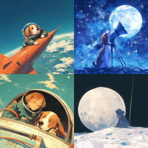 Beagle on the moon