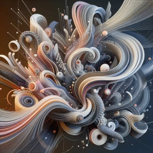 Parts of the image shots love streamer curly.