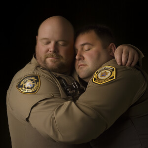 Lifesize digital photography portrait of a fully uniformed middl...