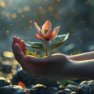 Design a visually stunning and ultra high-resolution 3D image th...