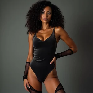 Refine Dahlia Valentina's portrait: A statuesque Italian-America...