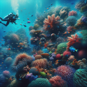 Jason swimming underwater after a victim