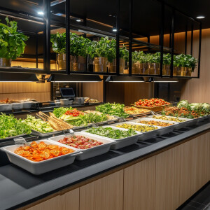 轻食健康自助餐