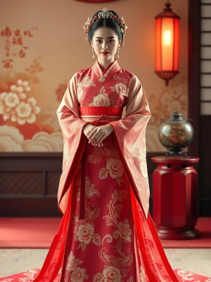 Generate a full body photo, highly detail of a beautiful bridetr...