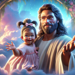 Create a 3D realistic artwork featuring the phrase 'Jesus Saves'...
