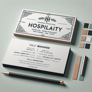 A business card using the following prompt 

**Front Side:**

-...