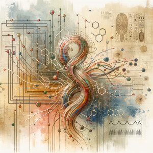 The golden ratio, Minimalist art Circuit, boards, circuitry, diagrams Cellular structures, DNA, circuit boards, colorful wires,  asian and Egyptian  graffiti, lie detector graphs, cardio printout, branches Bones painterly background rust