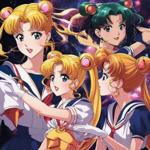 Sailor moon explaining to girls how to protect your hymen while...