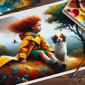 Ultra realistic features,  Abstract Art, wet on dry technique ,...