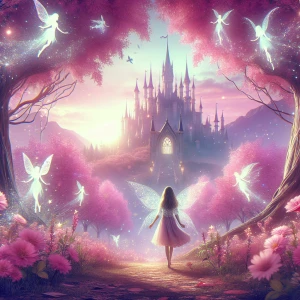 Создайте изображение в сказочном, фентезийном стиле: молодая дев...