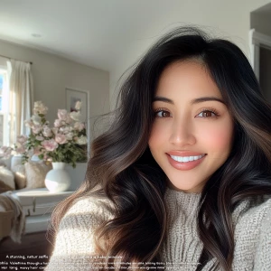 Selfie:
“A stunning, natural selfie of Dahlia Valentina taken in...