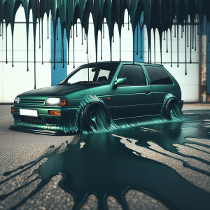 2024 kia forte GT  heavily modified,  hunter green paint, paint...