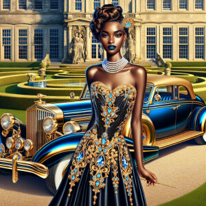Create a vibrant, 3-D realistic illustration of an light skin, H...
