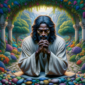 Craft a semi-close-up, vibrant and realistic 3-D depiction of an...