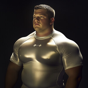Create a hyper-realistic photograph full male body image scan of...