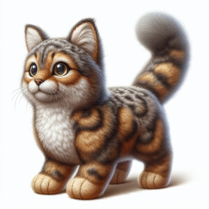 Boneka kucing realistis