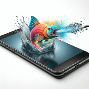 Create a high-resolution photorealistic image from a smartphone...