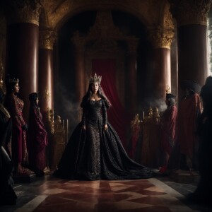 The queen has entered the court the ancient dark feminine Lilith...