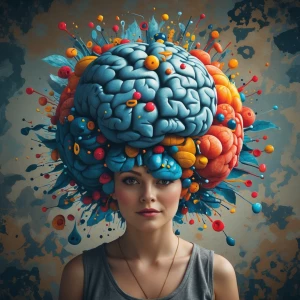 Image with a big head