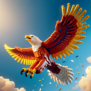 Eagle flying