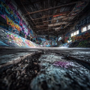 **Title:** Echoes of Wheels: Capturing the Dystopian Soul of an...