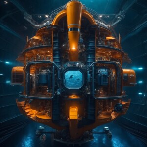 Design a detailed model of the SeaQuest DSV, representing a futu...