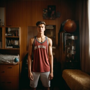 He is an 18-year-old basketball player exchange student he is 7...