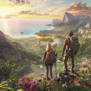 Generate an ultra high-resolution 3D hyper-realistic image depic...