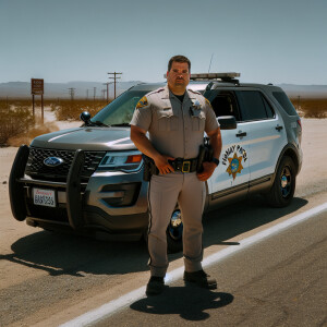 "A Caucasian white fat obese bodied middle-aged California Highw...