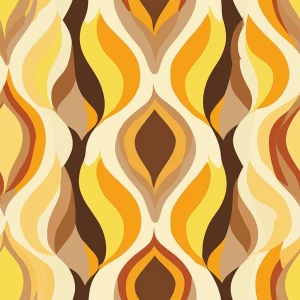 Design a seamless and repeating pattern suitable for fabric prin...