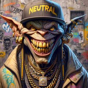 "Generate an ultra-detailed image of a unique character, a hybri...