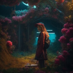 A zombie looking for his brain,  egxrated confused look on zombi...